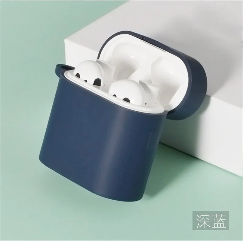 Силиконовый чехол для Xiaomi Airdots Pro 2 Беспроводная bluetooth-гарнитура защитный чехол с карабином rotection чехол для Air 2