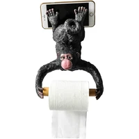 Держатель для туалетной бумаги в форме обезьяны #5