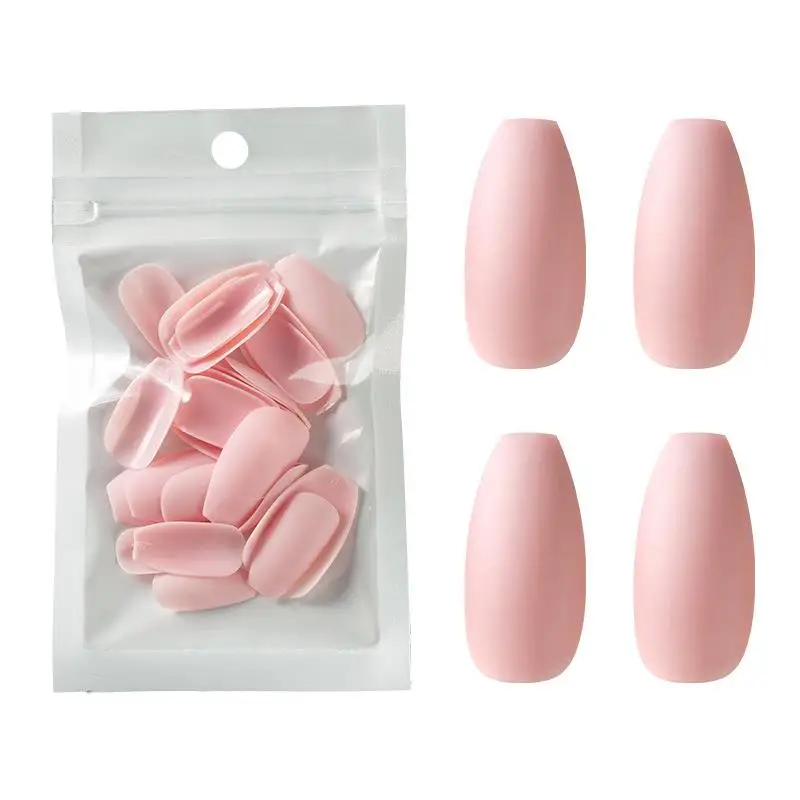 24 шт. накладные ногти карамельного цвета | Красота и здоровье