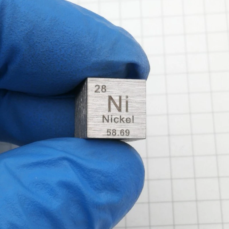 Бесплатная доставка никель металл резной элемент Периодическая таблица слиток 10