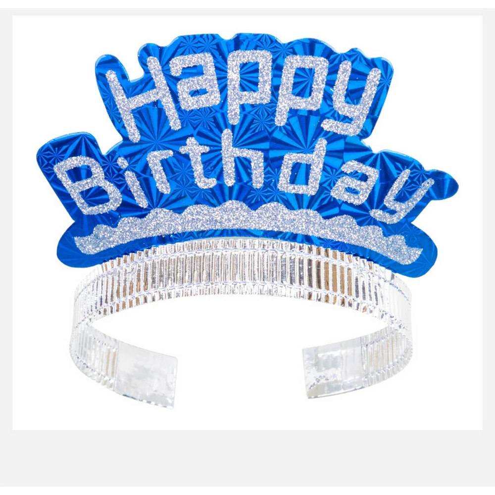 6 шт. серебряная шляпка принцессы с короной для первого дня рождения Свадебные