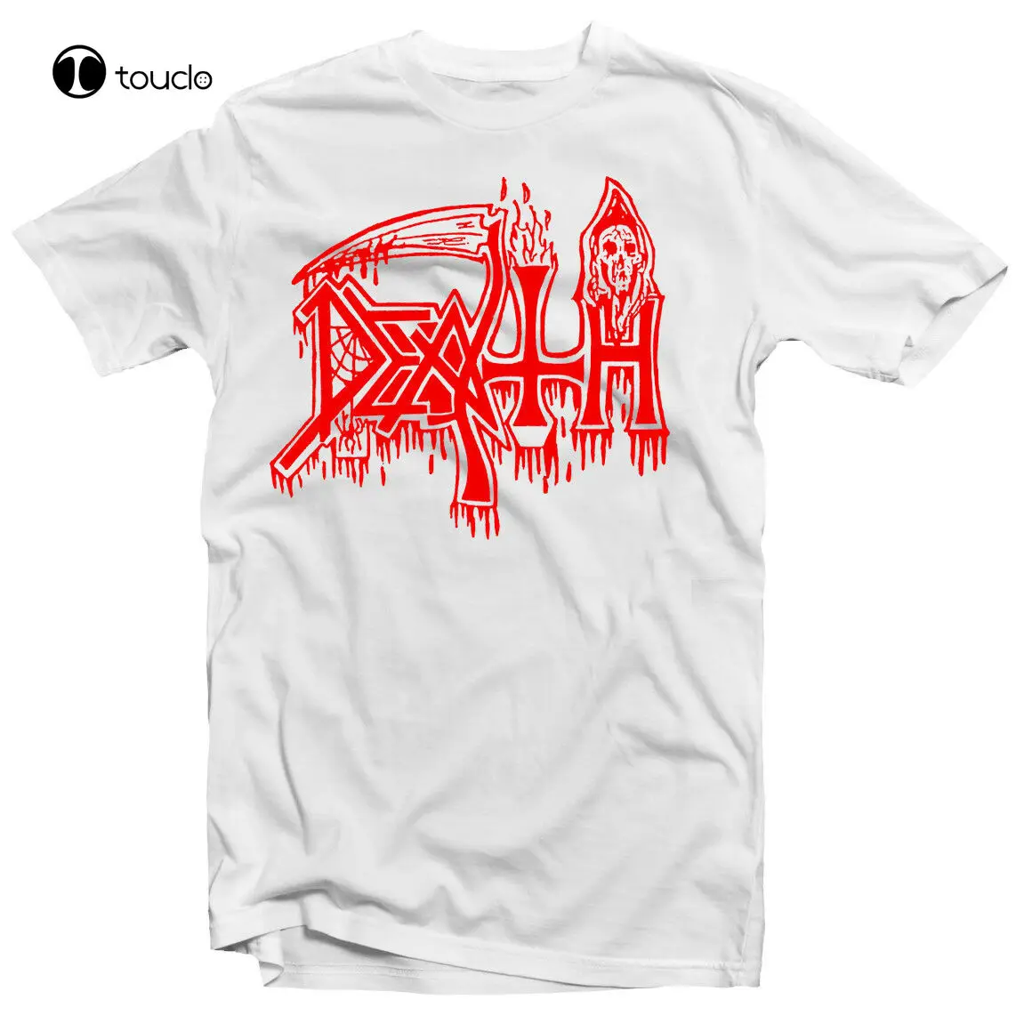 

New Death Classic Logo (Red On White) T-Shirt New! Tee Shirt S-5Xl