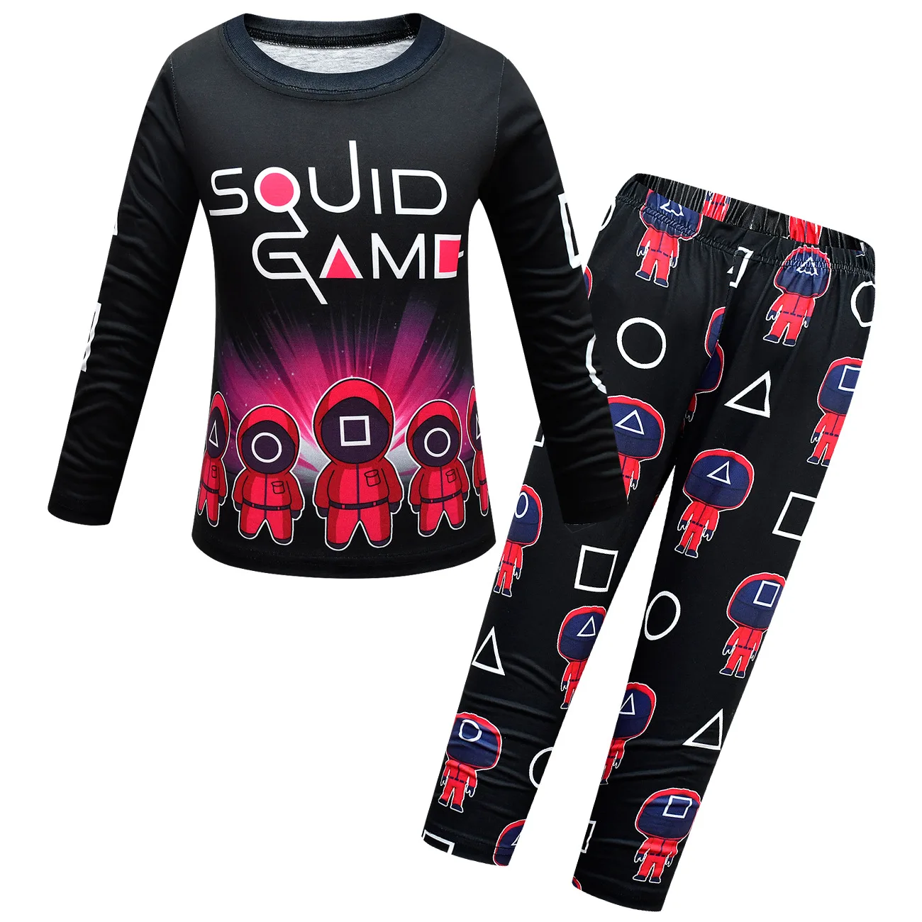 

Пижамный комплект детский с длинным рукавом, на весну/осень