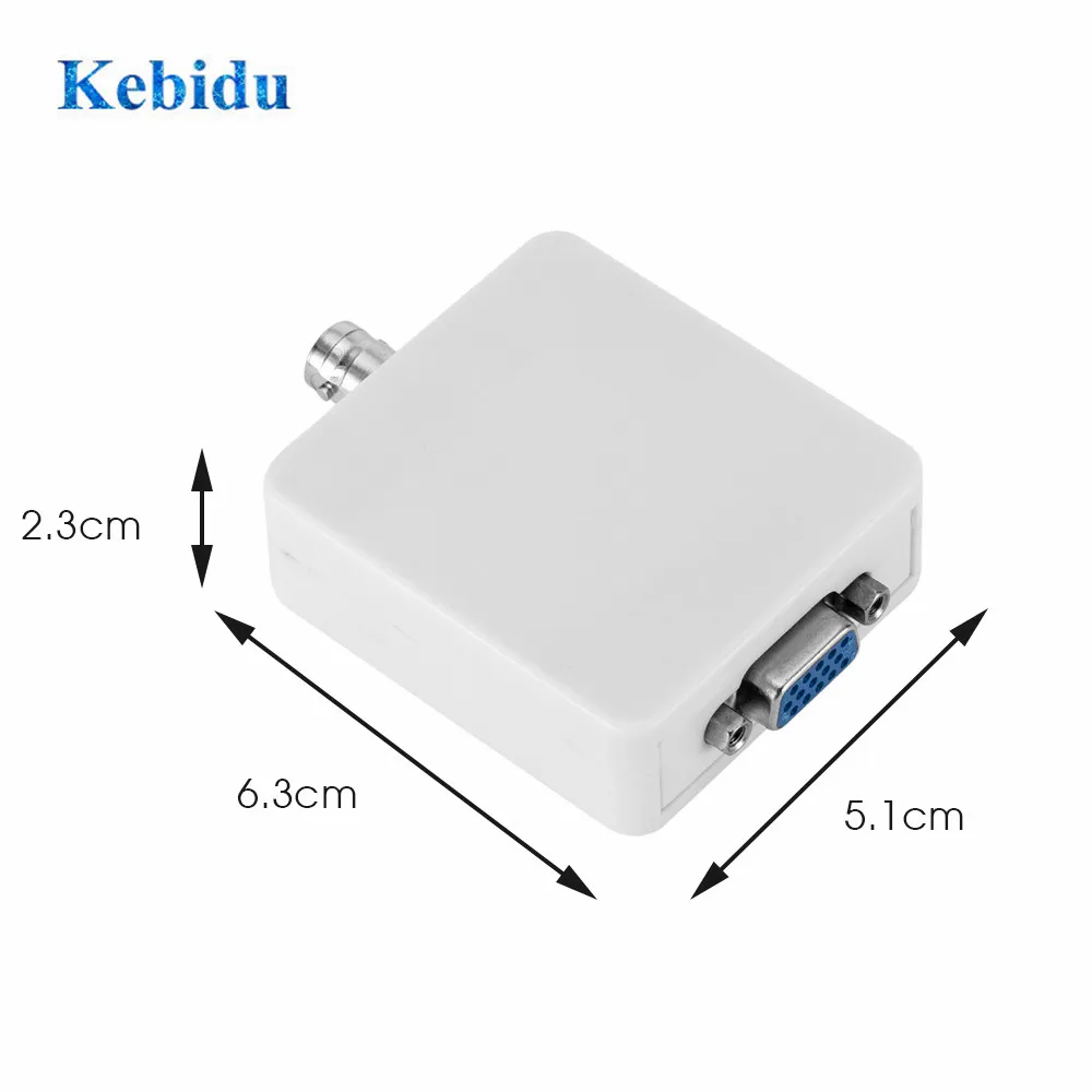 KEBIDU цифровой коммутатор Конвертор коробка HD VGA к адаптер BNC конвертор для HDTV