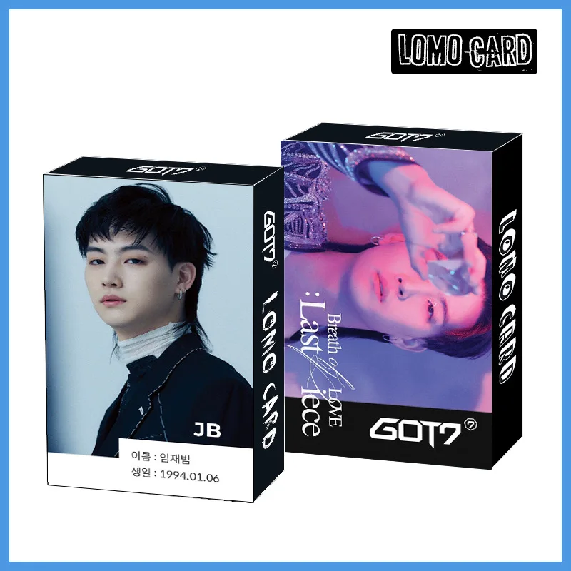 30 шт./компл. Kpop GOT7 LOMO открытки новый альбом Дыхание любви: последняя часть K-pop