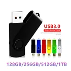 Высокоскоростной USB флеш-накопитель ТБ, 512 ГБ, 256 ГБ, 128 ГБ, USB 3,0, карта памяти, U-диск, флешка, USB-накопители, логотип на заказ