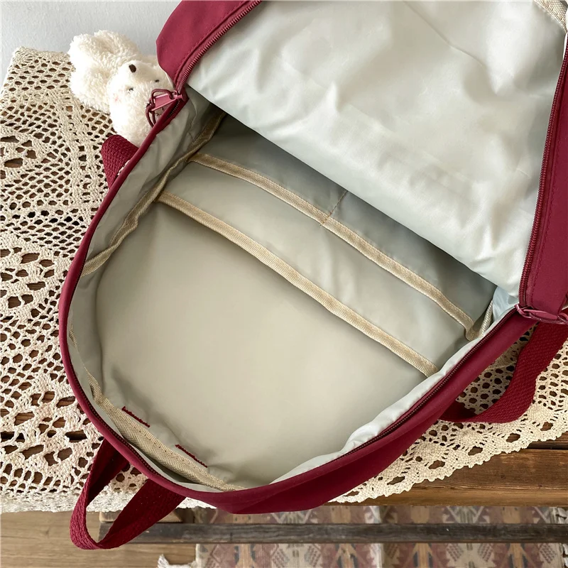 

JOYPESSIE Fashion Women Kawaii Backpack Girls Candy Color Schoolbag College Laptop Mochila Femal Cute Nylon Leisure Travel Bag