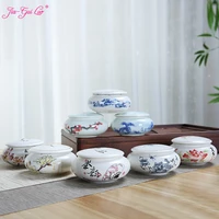 jia gui luo ceramic tea caddies tea storage travel tea accessories tea container ceramic canister japanese jar storage d146