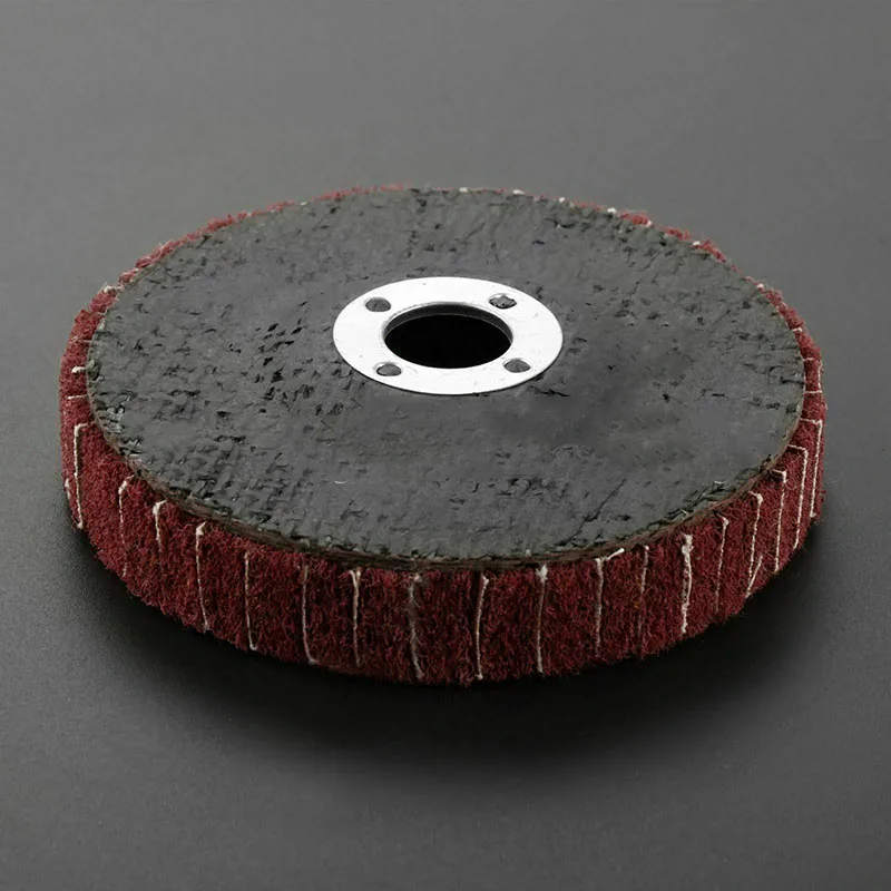 

320# 100mm Round Flap Polishing Wheel Disc Buffing Abrasive Rotary Tool Durable Polishing Wheel Hand Tool