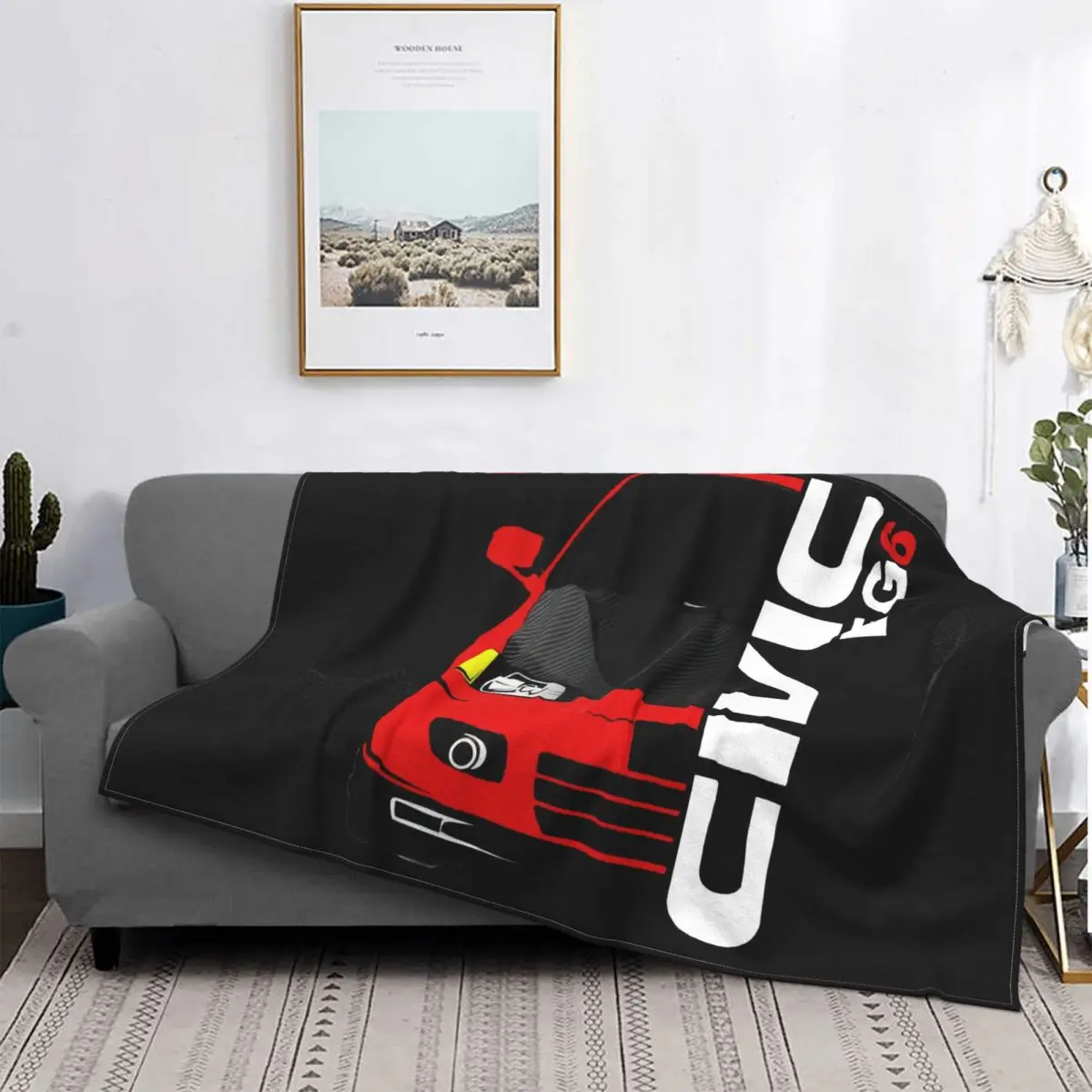 

Honda Civic Eg6 White Men Unisex Atmungsaktives Headband Loose Kawaii Flannel Blanket