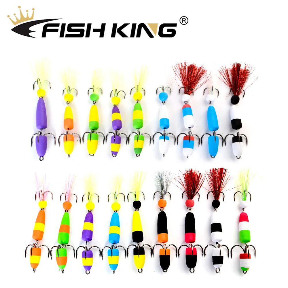 Рыболовная приманка FISH KING Mandula горячая Распродажа Мягкая из пены Воблер для окуня