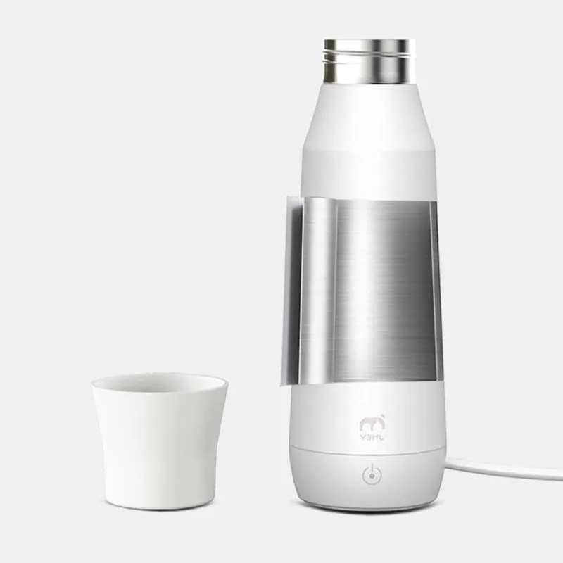 

Youpin JMEY Smart Electric Heating Cup 300ML Smart Teapot Heating Cup Milk Boiling Boiler Stainless Steel Metal Bottle Portable