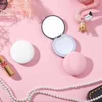 magnifying 3x lighted makeup mirror mini round portable led light make up mirror sensing usb chargeable cosmetic beauty tools