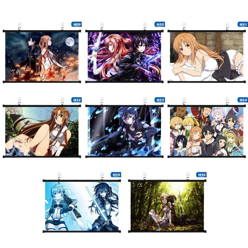 20*30 см картина в стиле аниме меч искусство онлайн Alicization Alice Schuberg Asuna Eugeo Аниме