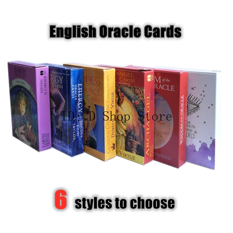 Английская версия Earth of oracle cards настольная игра (6 стилей на выбор) mystery tarot палубная