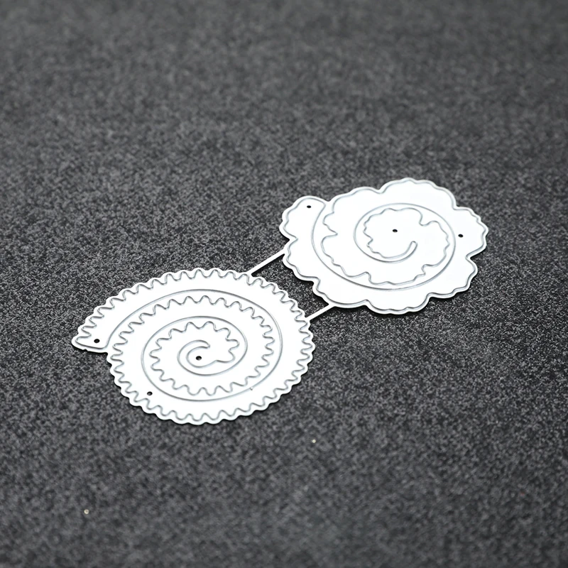 

Spiral Flower Metal Cutting Dies for DIY Scrapbooking Crafts Embossing Die Cuts