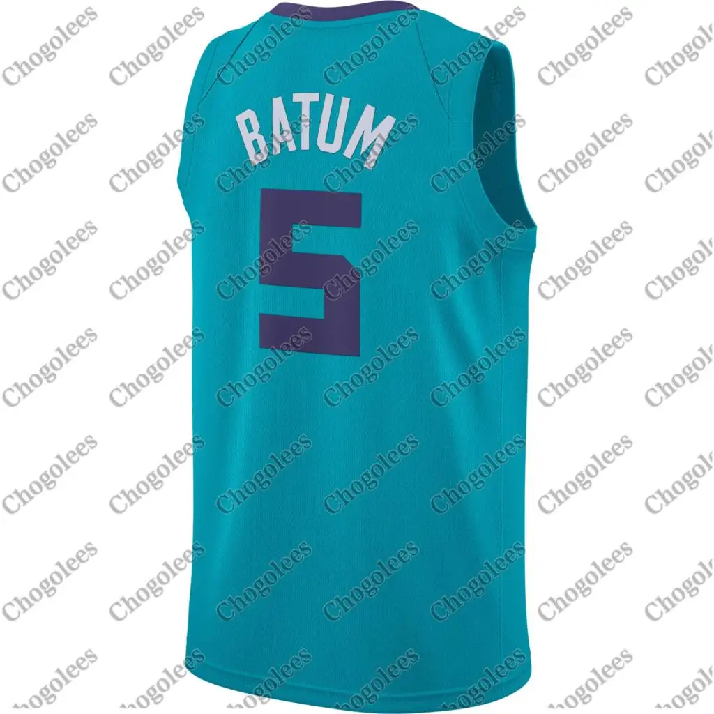 

Men Basketball Jersey Nicolas Batum Charlotte Swingman Jersey Teal Icon Edition