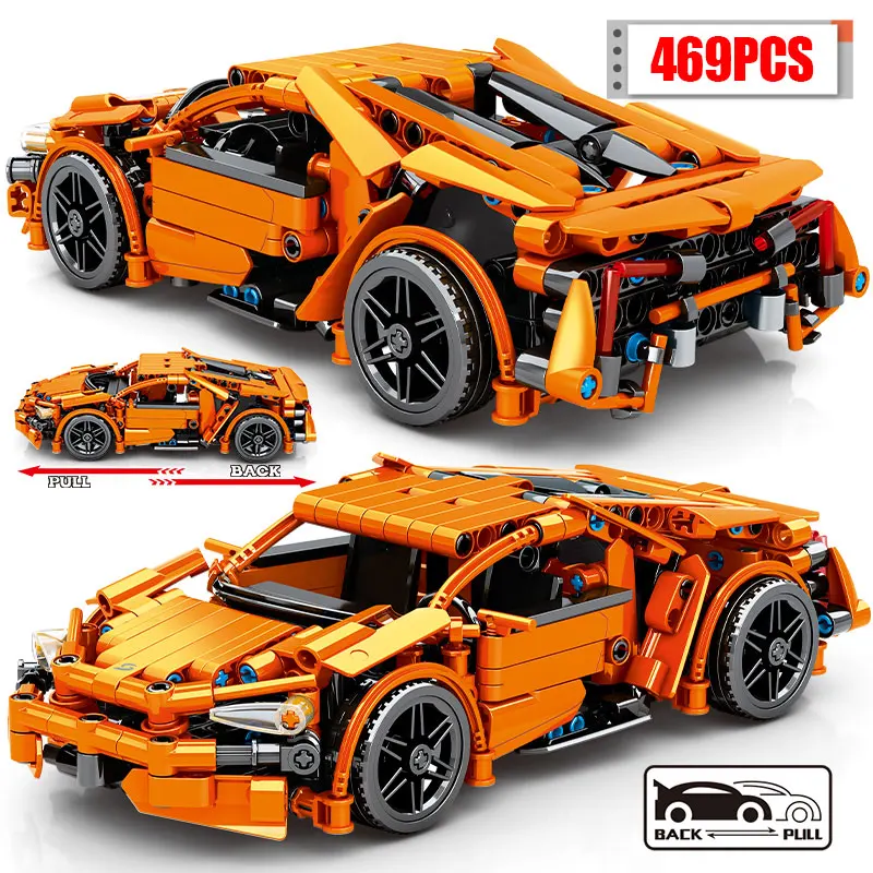 

491 шт., Детский конструктор «Автомобиль»