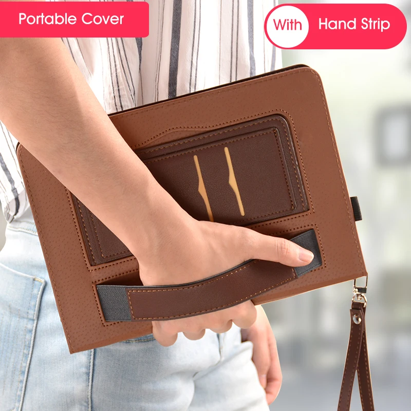 huawei mediapad m3 case with hand holder strip cover for huawei m3 case stand flip leather case function stand tablet cover 8 4 free global shipping