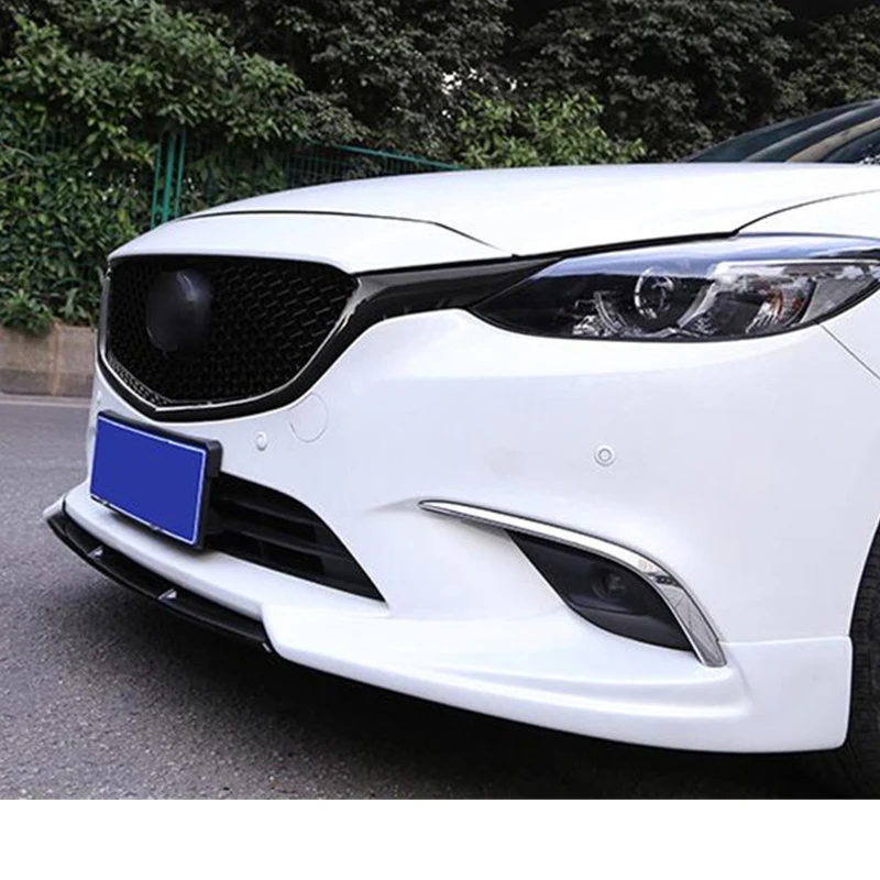 CEYUSOT для новой mazda 6 Автомобильная решетка отделка полосы 17 18 ABS Материал черный передний бампер полный грили крышка отделка мазда 6 M6 Wagon