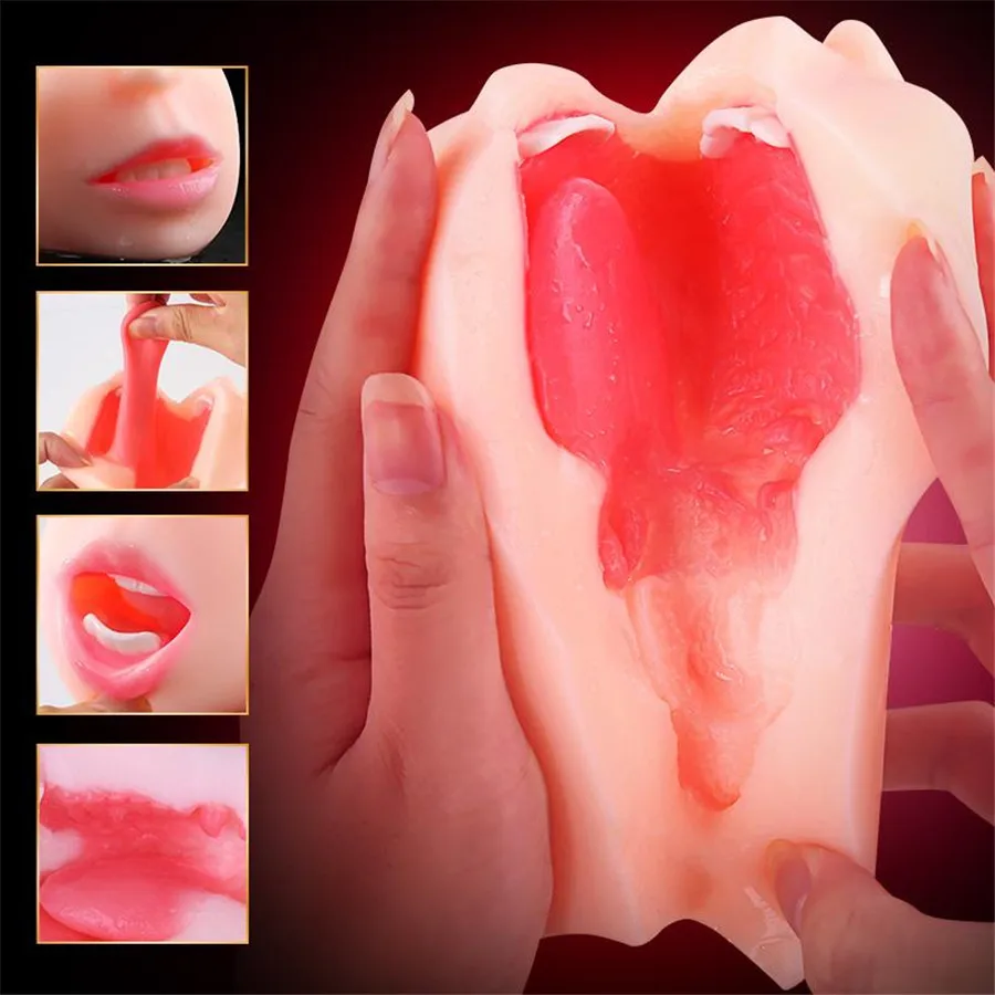 Карманный силиконовый мастурбатор для минет взрослые секс игрушки девочек