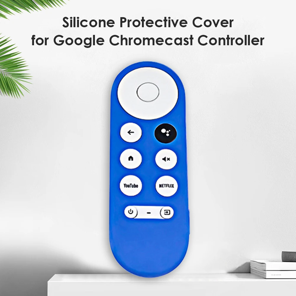 non slip soft silicone case remote control protective cover shell for google chromecast tv non slip shockproof cover shell free global shipping