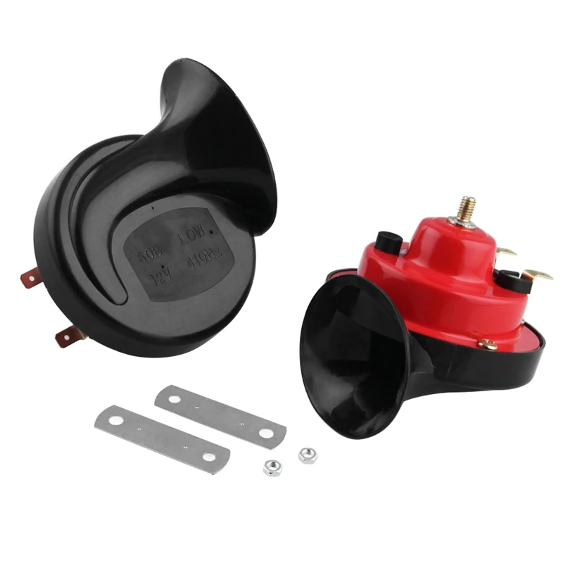 1 Pair 300DB Super Train Horn For Truck Car Boat Motorcycle 12V Electric |
