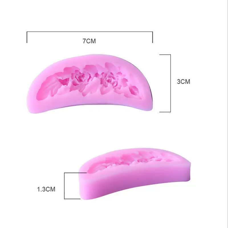 Силиконовая форма в виде Луны цветка помадки торта|baking tools|mold pastriesbiscuit mould |