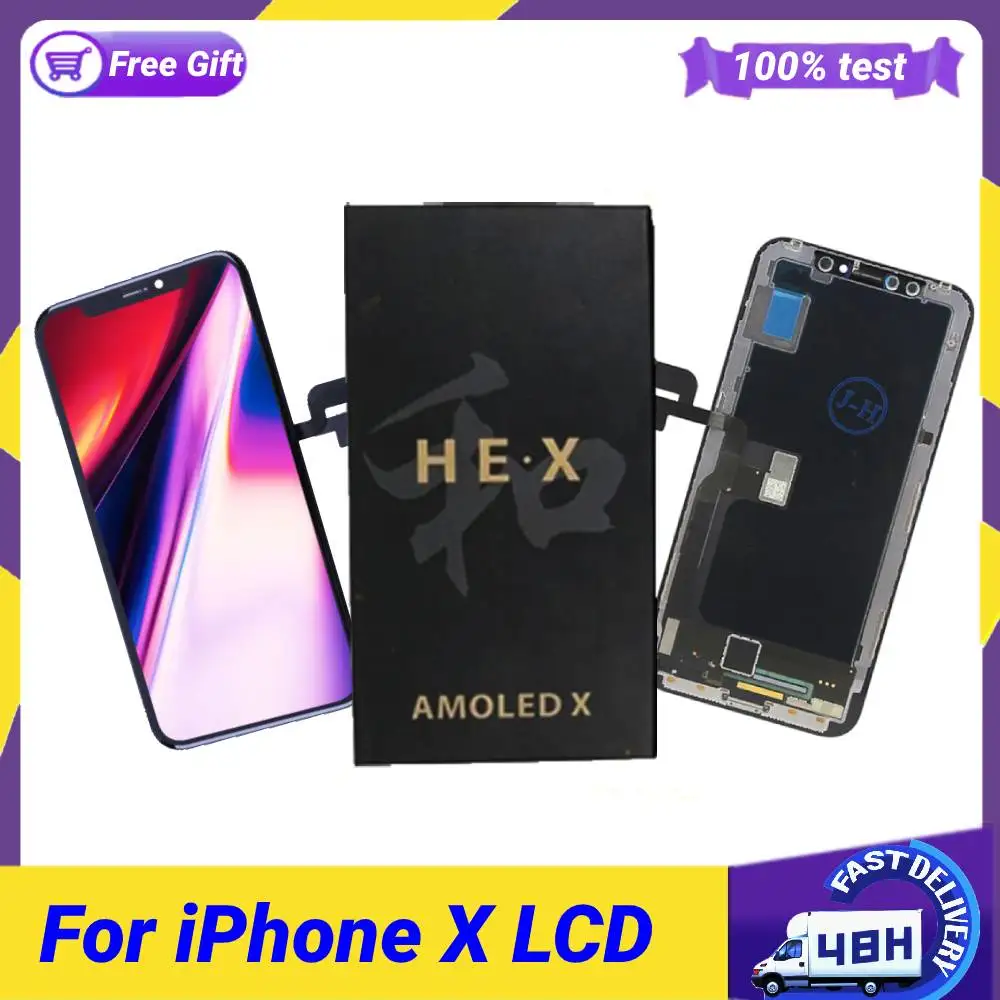 

INCELL For iPhone X XS HE ZY Oled Display Mobile Phone Lcd Touch Digitizer Assembly Replacement Screen For iPhone X XS XR OLED