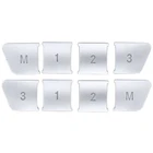 Автомобильный Стайлинг сиденья регулировка памяти 1 2 3 м Кнопка крышка сидения для Mercedes Benz GLA CLA GLK GLE CLS ML GL a B C E класс