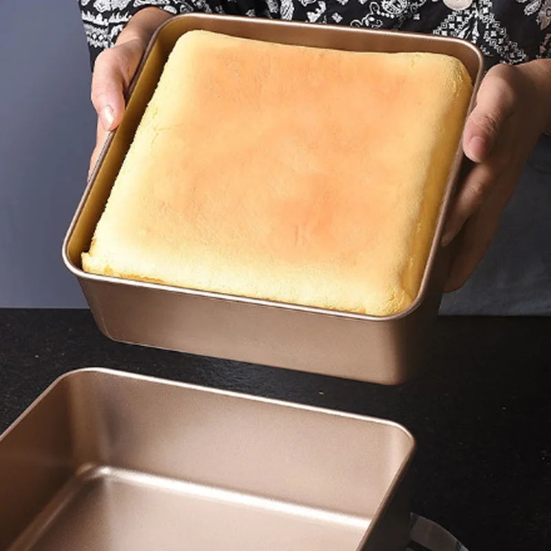 Тяжелые банки для тостов из углеродистой стали форма печенья квадратный лоток