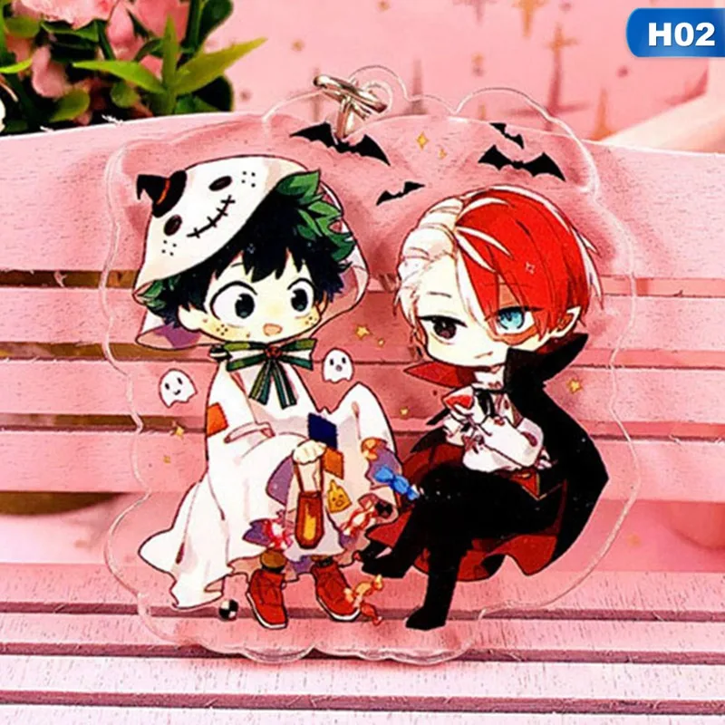 KEY4498H02 Boku No Hero academic анимированный брелок для ключей My Hero academic брелок в стиле аниме - Color: KEY4498H02