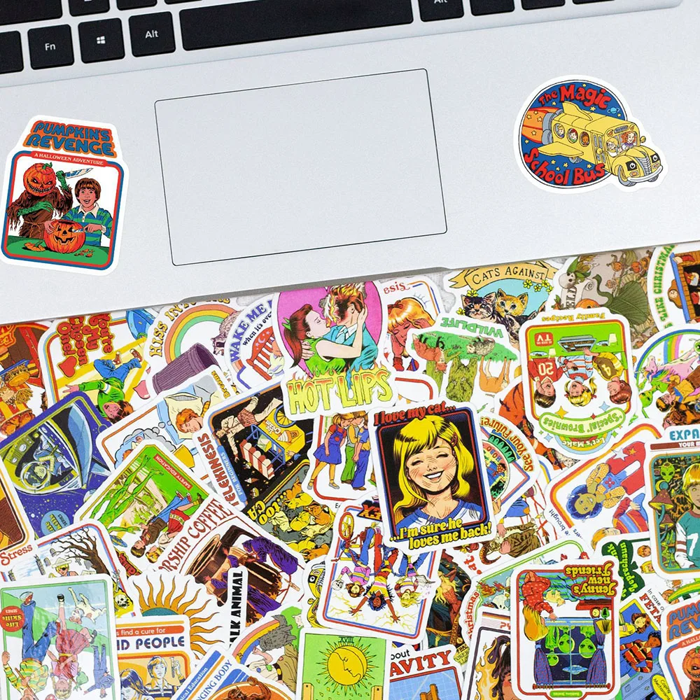 103050pcs retro horror series graffiti stickers skateboard phone bike car suitcase guitar luggage laptop cool funny sticker free global shipping