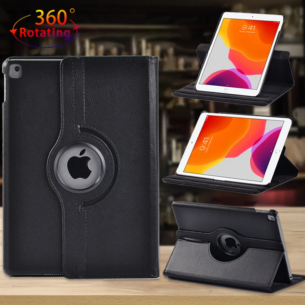 

360 Rotation Case for Apple IPad 8th/7th/Ipad Air 3/IPad Pro 10.5" Tablet Case Smart Automatic Wake-Up Protective Shell + Stylus