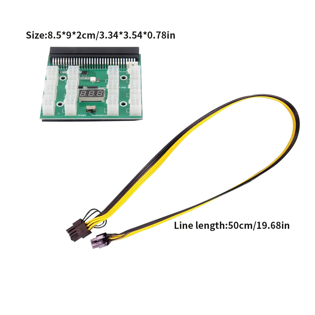 

Коммутационная плата адаптер 12x6pin Серверная плата питания 12В PCI-E плата питания