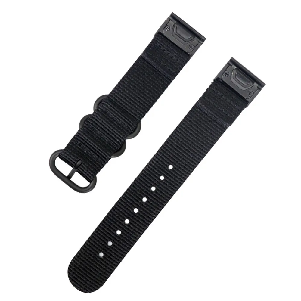 A Нейлоновый ремешок Easyfit 26 22 20 мм для Garmin Fenix 5X5 5S Plus 3 3HR Forerunner 935 945 часы с быстросъемным ремешком на запястье - Цвет ремешка: A