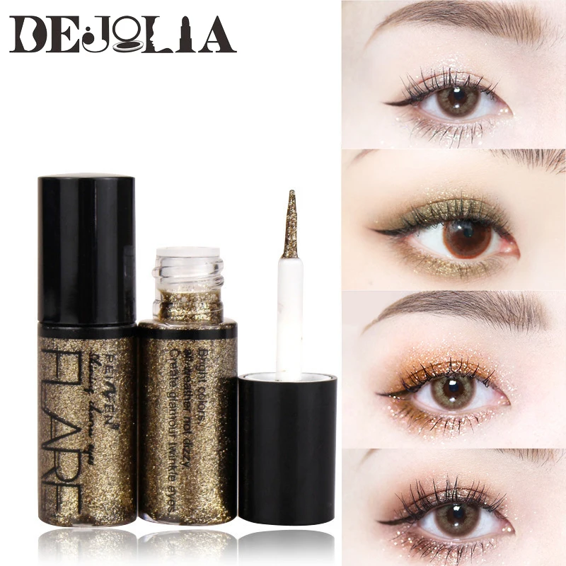 

1PC Colored Liquid Eyeliner Shiny Natural Waterproof Quick Dry Easy to Wear Long-lasting Glitter Eye Liner Beauty Cosmetics Tool