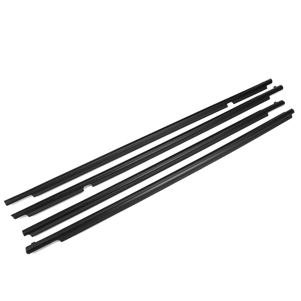 

4PCS Car Outside Window Moulding Chrome Trim Weatherstrip Seal Belt Weather Strip For Toyota Corolla 2009~2018 Front&Rear L+R
