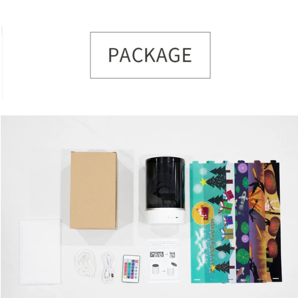 

360 Rotating Dimmable Dynamic Lamp Animated Projector Lights Night Portable USB Bedroom Party Rechargeable Night Light for Kid