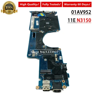 dali8bmb6f0 n3150 01av952 mainboard for lenovo thinkpad yoga 11e chromebook placa laptop motherboard free global shipping