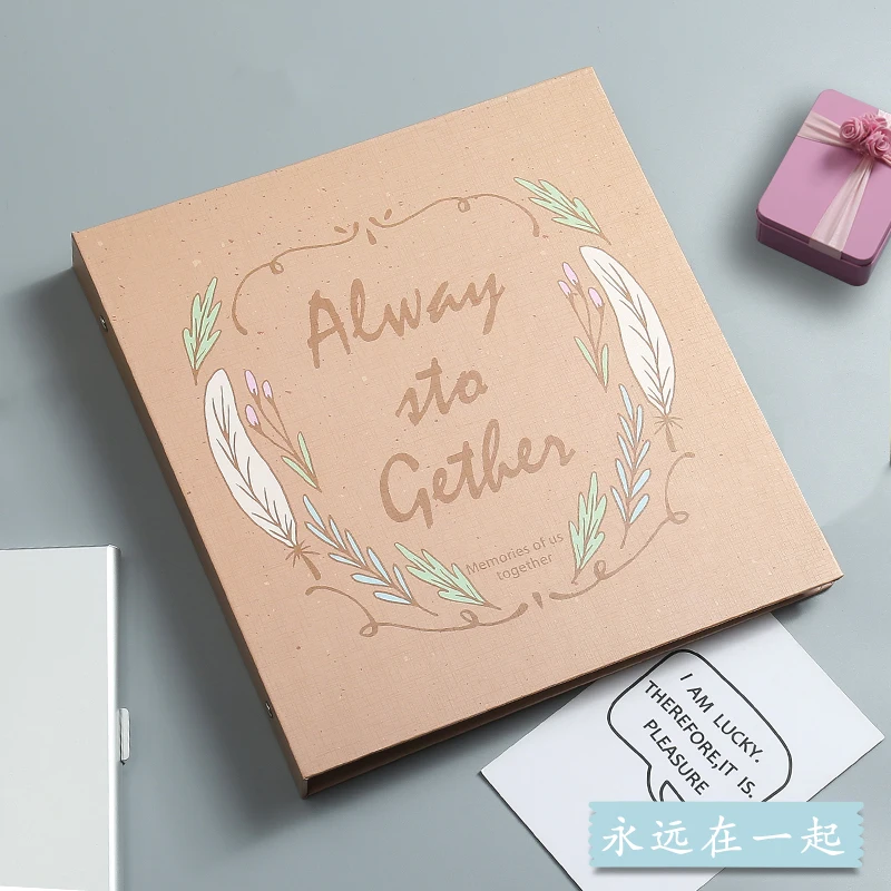 PA35 Creative DIY hand photo album this film pasting couple romantic standing up birthday gift | Дом и сад