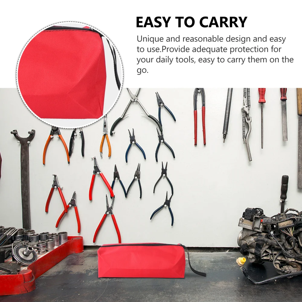 

1Pc Zipper Tool Bag Tools Pouch Storage Bag for Storage Repairman Home