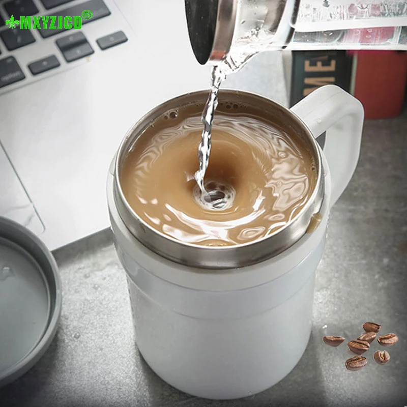 320 мл пластиковая чашка для смешивания кофе молока автоматическая воды