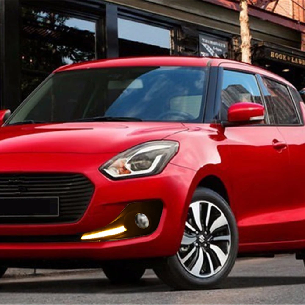 2 шт. светодиодные дневные ходовые огни светильник для Suzuki Swift 2017 2018 2019