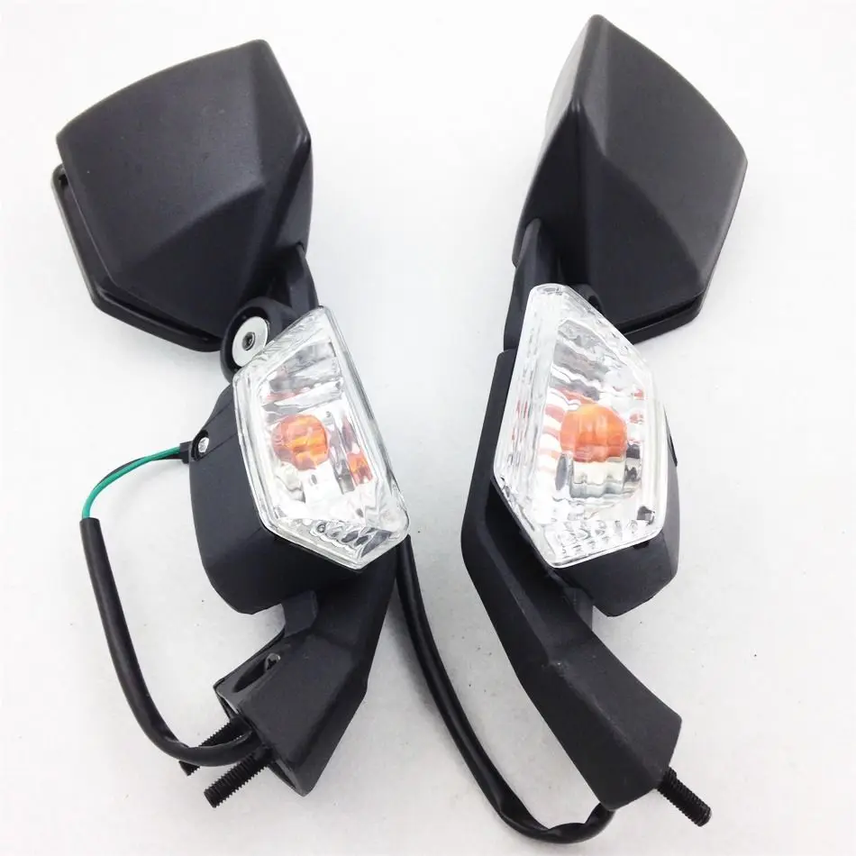 

Mirror With Turn Signals For Kawasaki Ninja ZX6R 2005-2008 / ZX10R 2004-2010 09