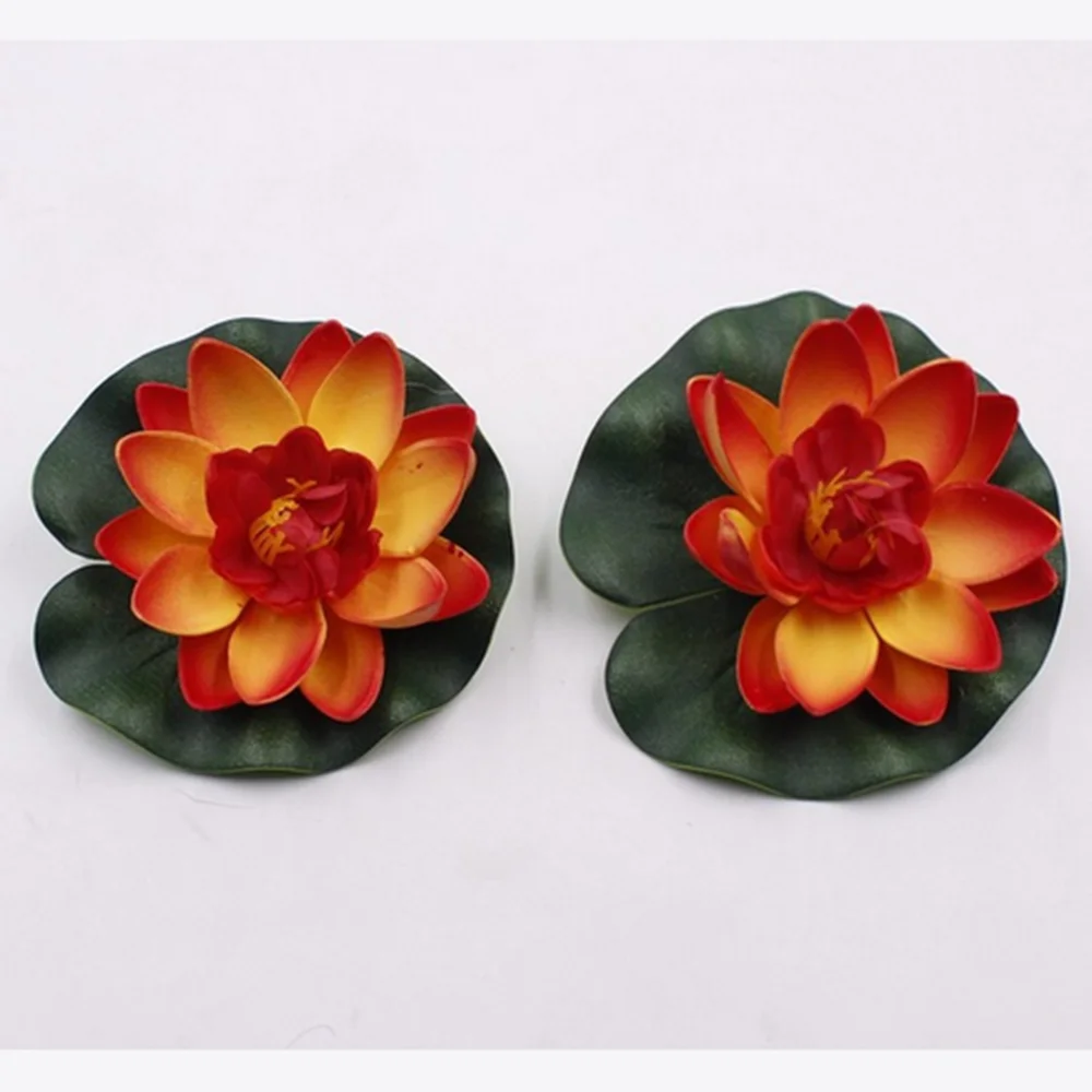 Новинка 1 шт. искусственный цветок лотоса водяная Лилия плавающий пруд