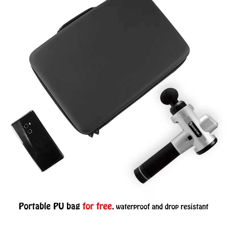 Электронный модный пистолет спортивный массажный вибрационный стимулятор мышц