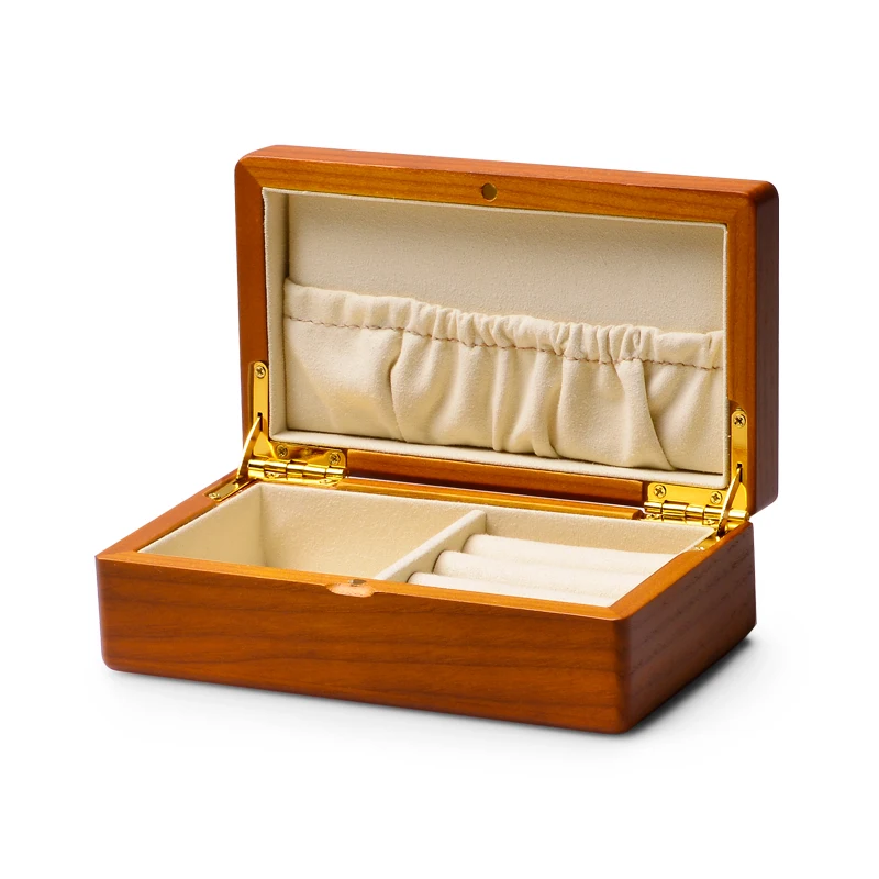 Oirlv Multi-function Solid Wood Jewelry Organizer Box for Ring Necklace Earrings Jewelry Display Case Ladies Gift Storage Gifts
