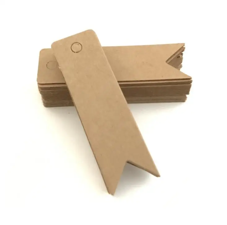 Etiqueta de papel Kraft Retro, etiqueta colgante de precio de papel en blanco, tarjetas de regalo hechas a mano, marcap&aacute;ginas de equipaje, etiqueta colgante, etiqueta de Navidad SN3464-3