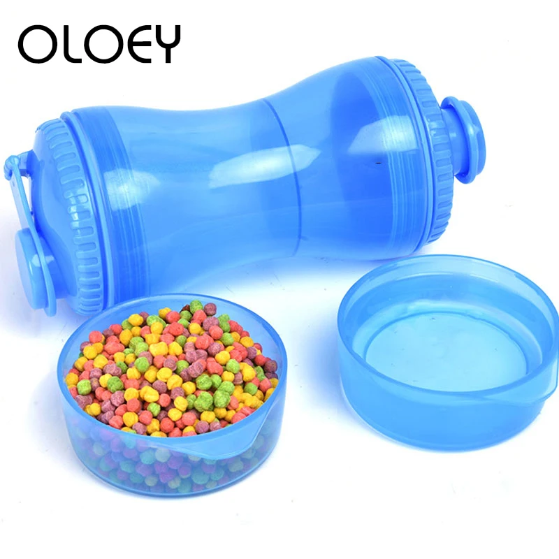 Портативная бутылка для воды домашних питомцев 2 в 1 миска питья путешествий на